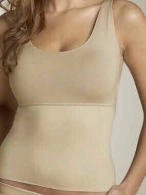 Spanx Hide & Sleek Tank Top Shapewear Beige Size XL Slimming Seamless NWT